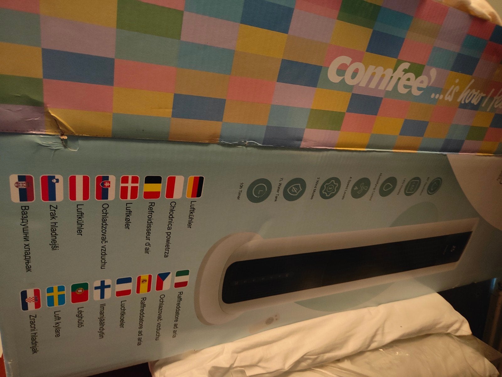 Comfee Luchtkoeler / Ventilator, Ophalen, Timer, Minder dan 60 m³, Ventileren