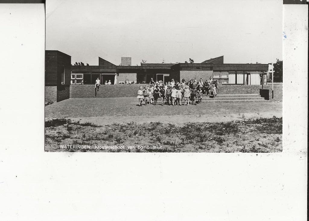 Wateringen Egmondhof Kleuterschool J Lipman, Ophalen of Verzenden, 1940 tot 1960, Ongelopen, Zuid-Holland