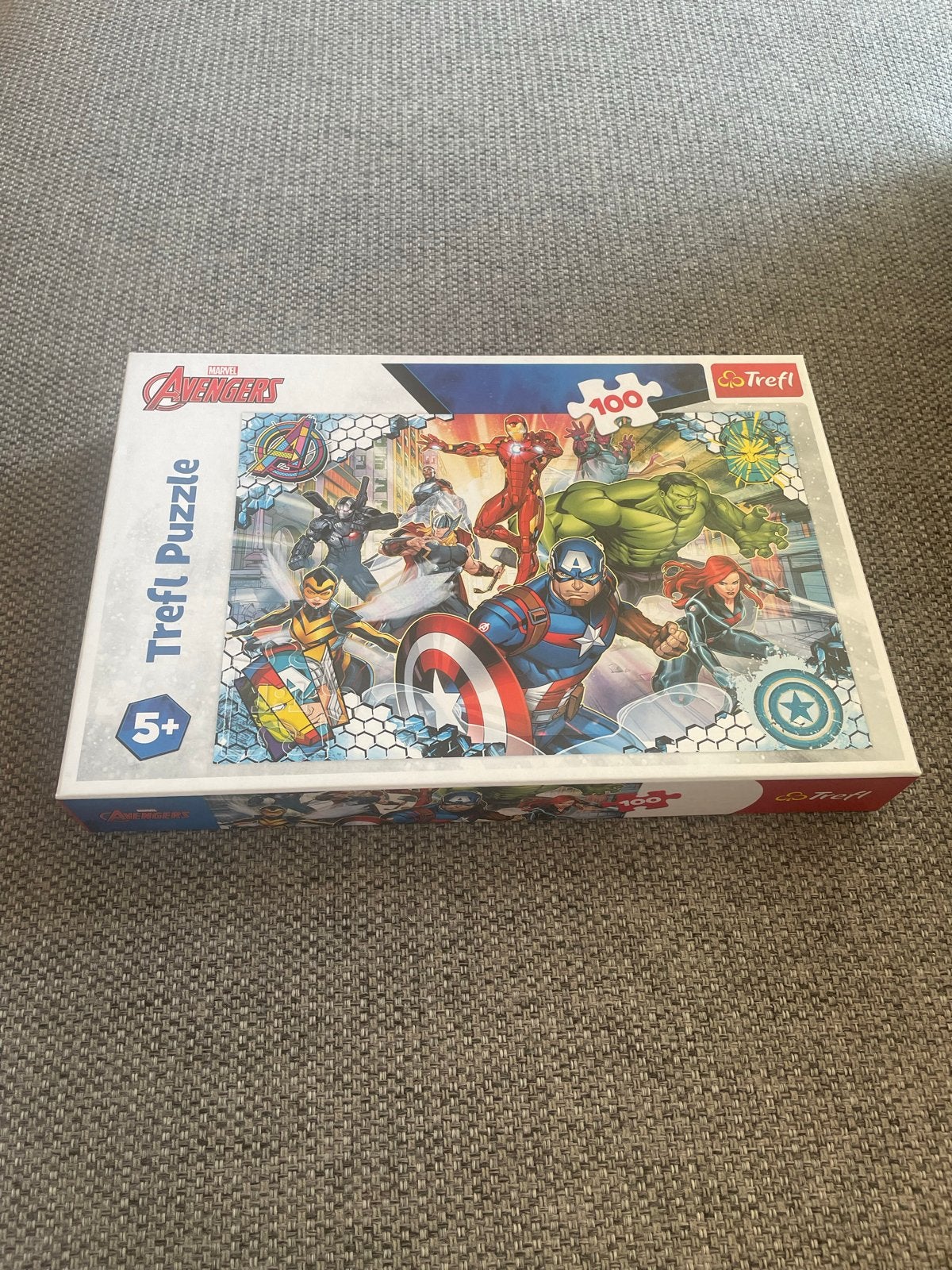 Nieuwe Avengers Puzzel 100 Stukjes - Trefl, Ophalen of Verzenden, Minder dan 500 stukjes, Nieuw, Legpuzzel