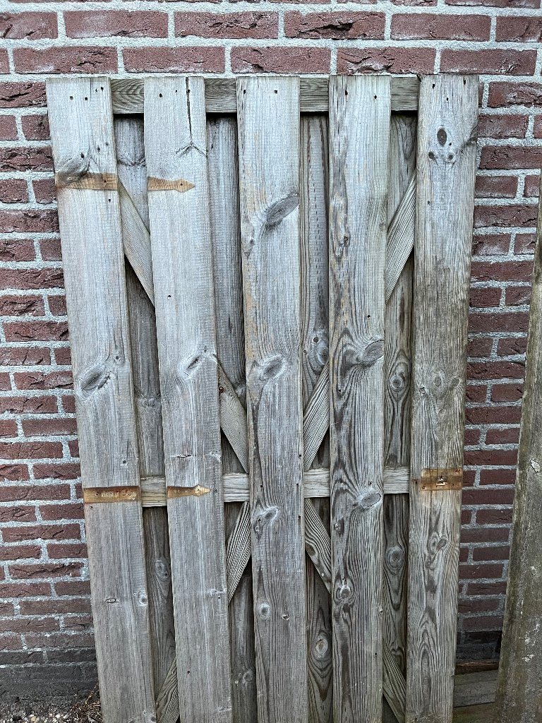Tuindeur geïmpregneerd (180x90), Ophalen, Gebruikt, Buitendeur, 200 tot 215 cm
