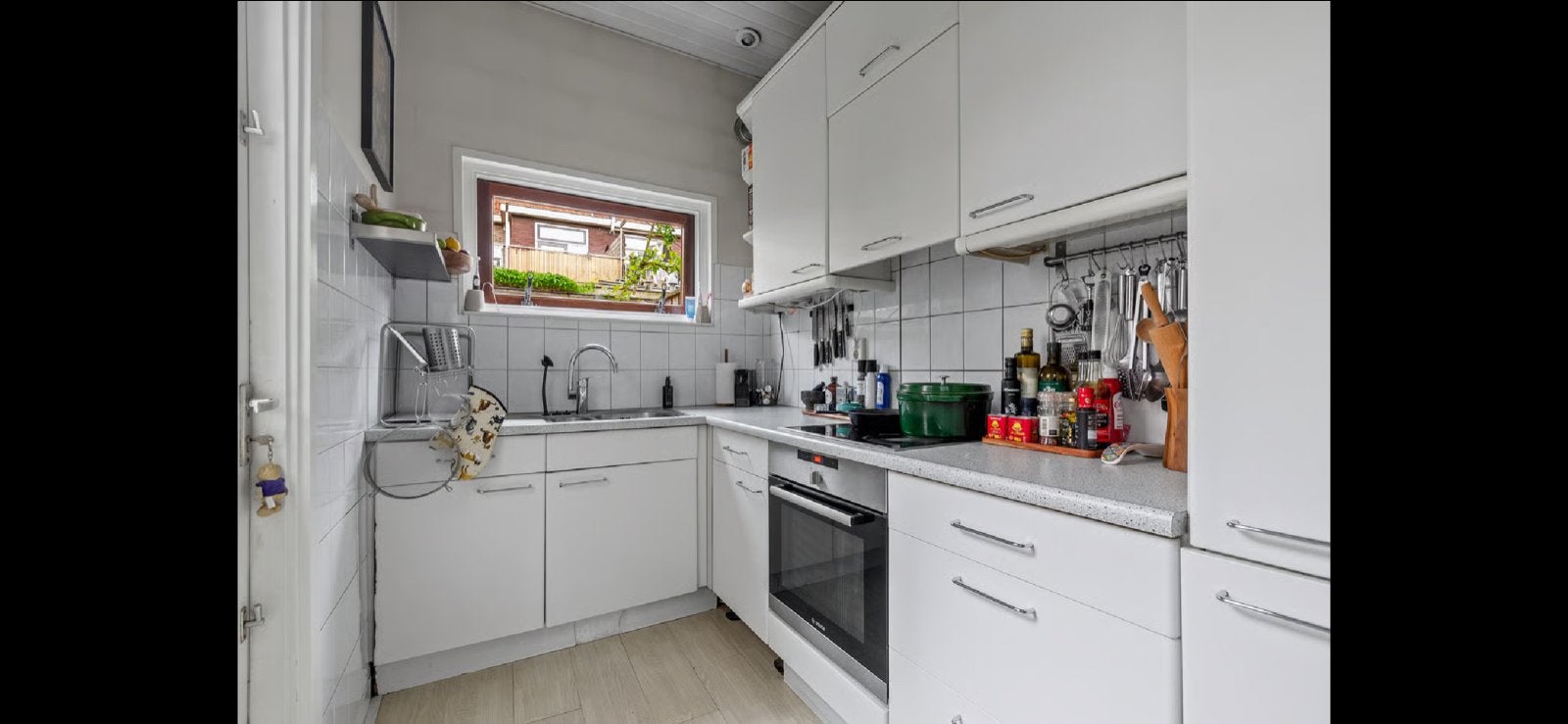 Gratis: Complete keuken met inbouwapparatuur, Huis en Inrichting, Keuken | Complete keukens, Ophalen of Verzenden, Gebruikt