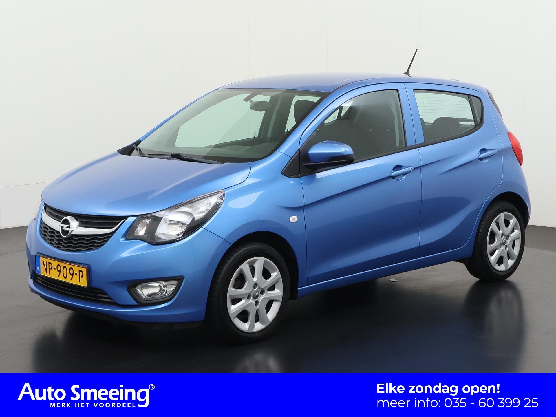 Opel KARL 1.0 ecoFLEX Edition | Airco | Zondag Open!, Auto's, Opel, Voorwielaandrijving, Stof, Gebruikt, Blauw