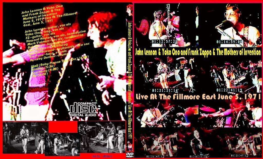 Frank Zappa John Lennon closing of Fillmore east 1971, Cd's en Dvd's, Dvd's | Muziek en Concerten, Alle leeftijden, Verzenden