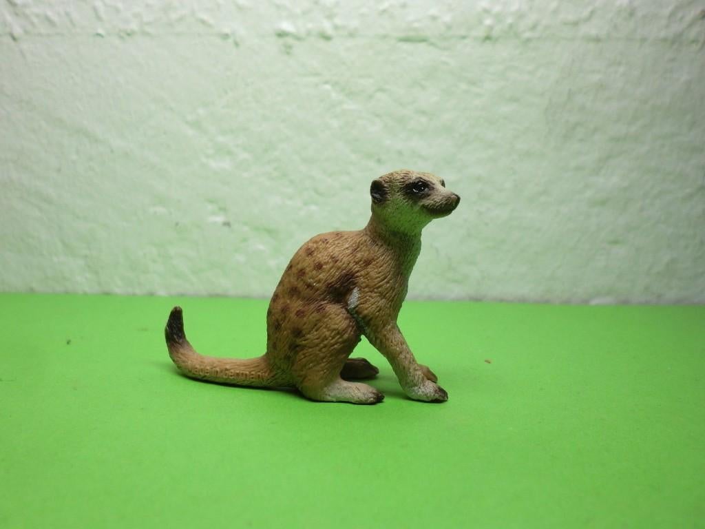 Schleich 14362 stokstaartje, dierfiguur, Verzamelen, Dierenverzamelingen, Ophalen of Verzenden, Gebruikt, Overige soorten, Beeldje of Figuurtje