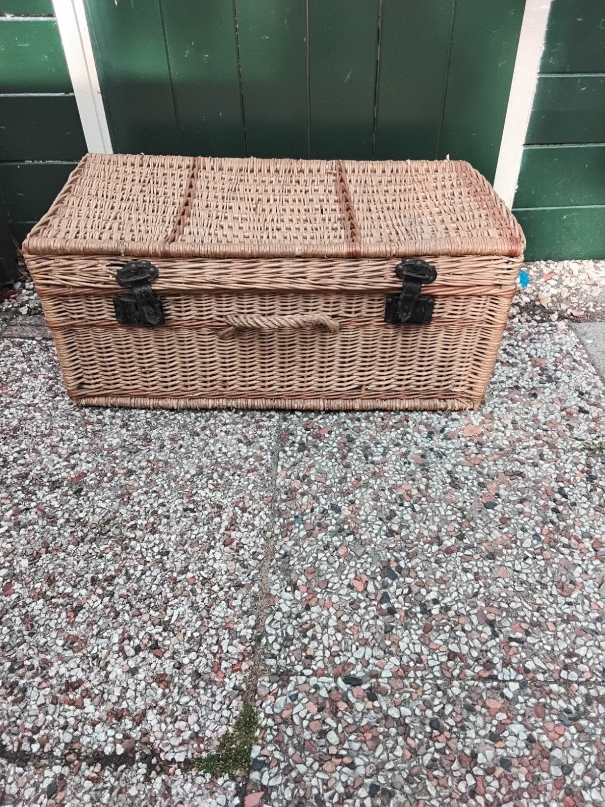 Retro rieten mand - 75x40x30cm, Overige materialen, Minder dan 50 cm, Gebruikt, 50 tot 100 cm