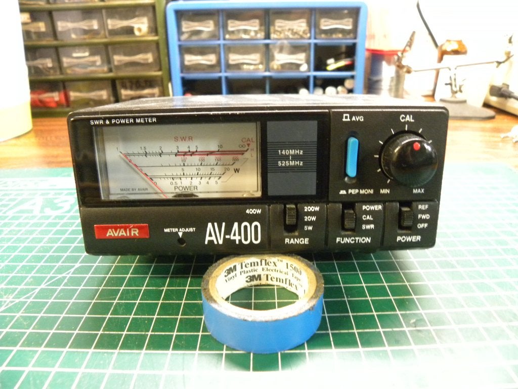 igst Avair AV-400 swr/pwr voor 2mtr en 70cm + tussenkabel, Telecommunicatie, Ophalen, Zo goed als nieuw, Zender en Ontvanger