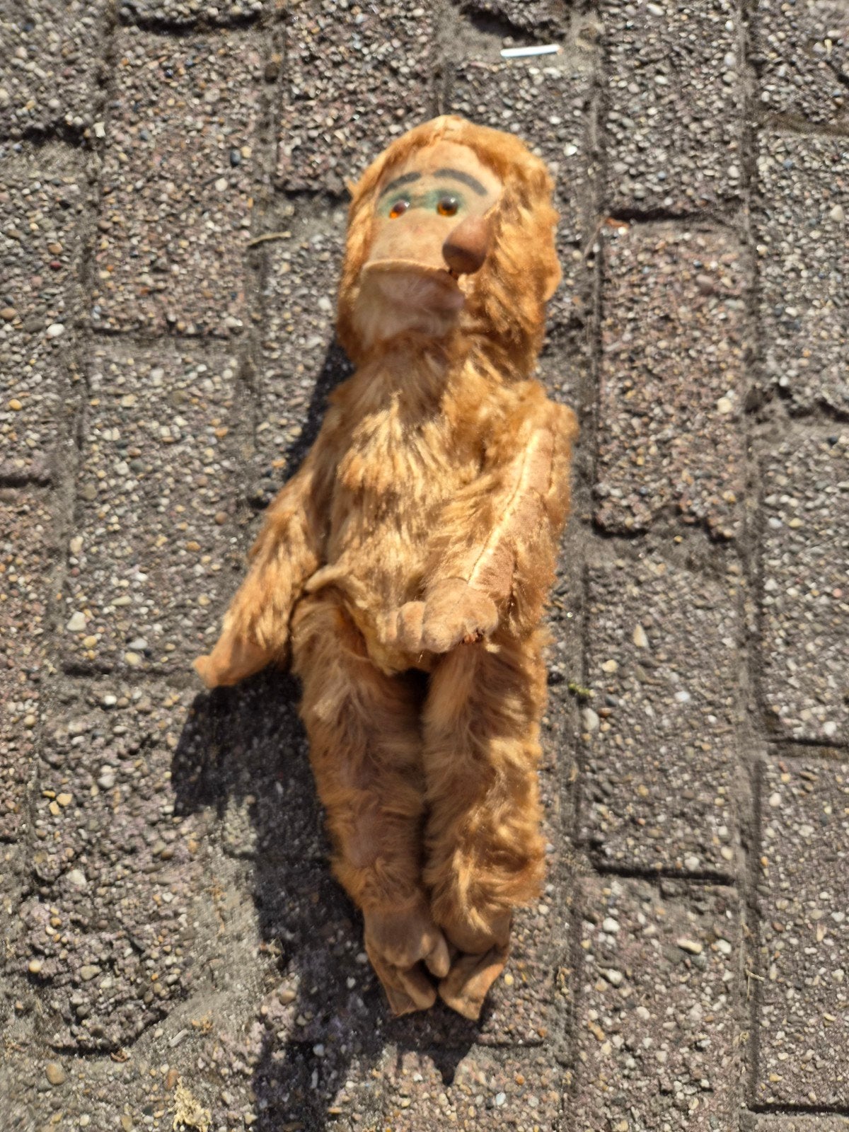 Vintage aap knuffel, Verzamelen, Speelgoed, Ophalen of Verzenden, Gebruikt