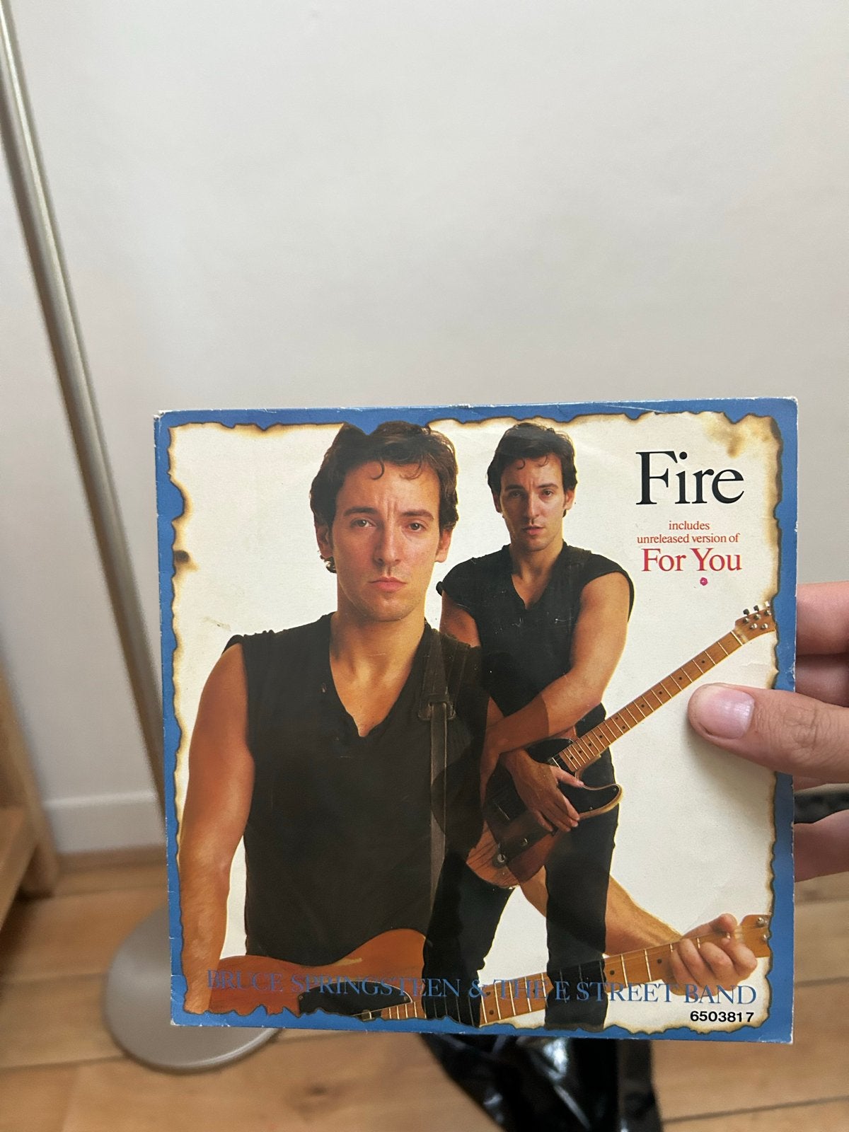 Bruce Springsteen - Fire 7 inch vinyl single, Ophalen, Gebruikt, 7 inch, EP