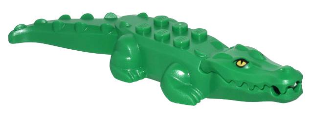 lego krokodil groen (4), Ophalen of Verzenden, Nieuw, Accessoire, Lego