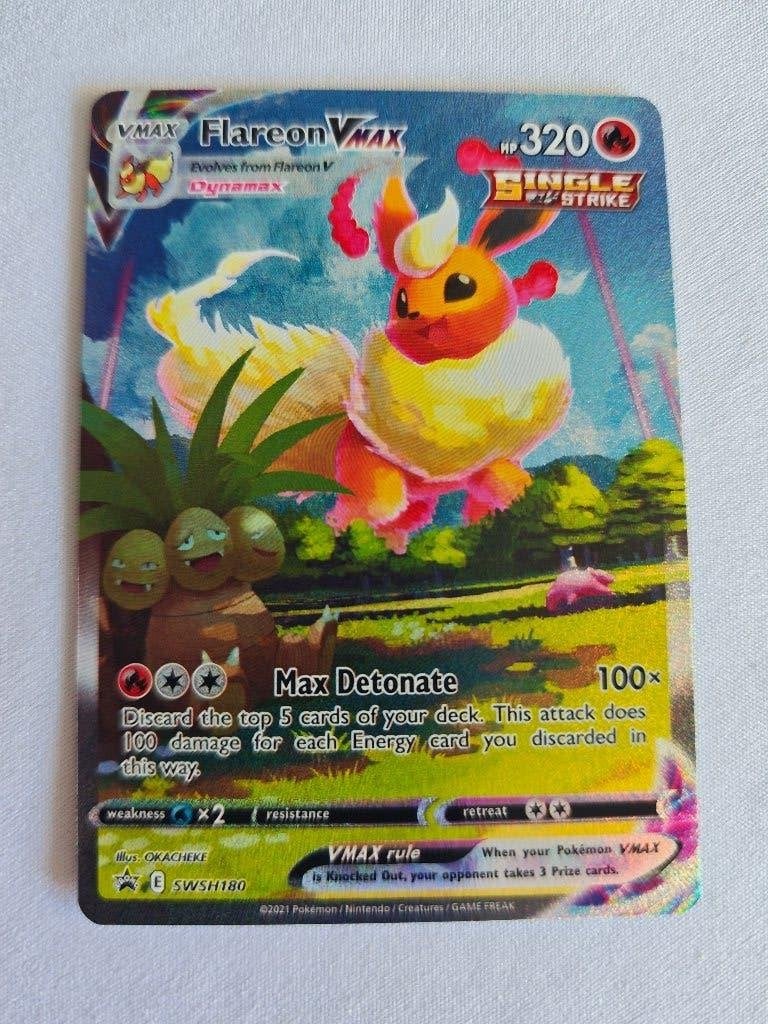 Flareon Vmax SWSH 180, Ophalen of Verzenden, Nieuw, Losse kaart
