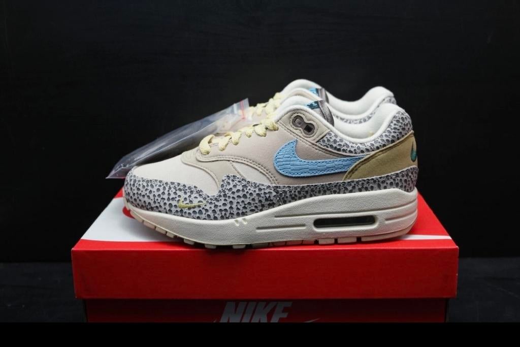 Nike Air Max 1 Safari Cobblestone DS maat 36, Overige kleuren, Nieuw, Ophalen of Verzenden, Sneakers of Gympen