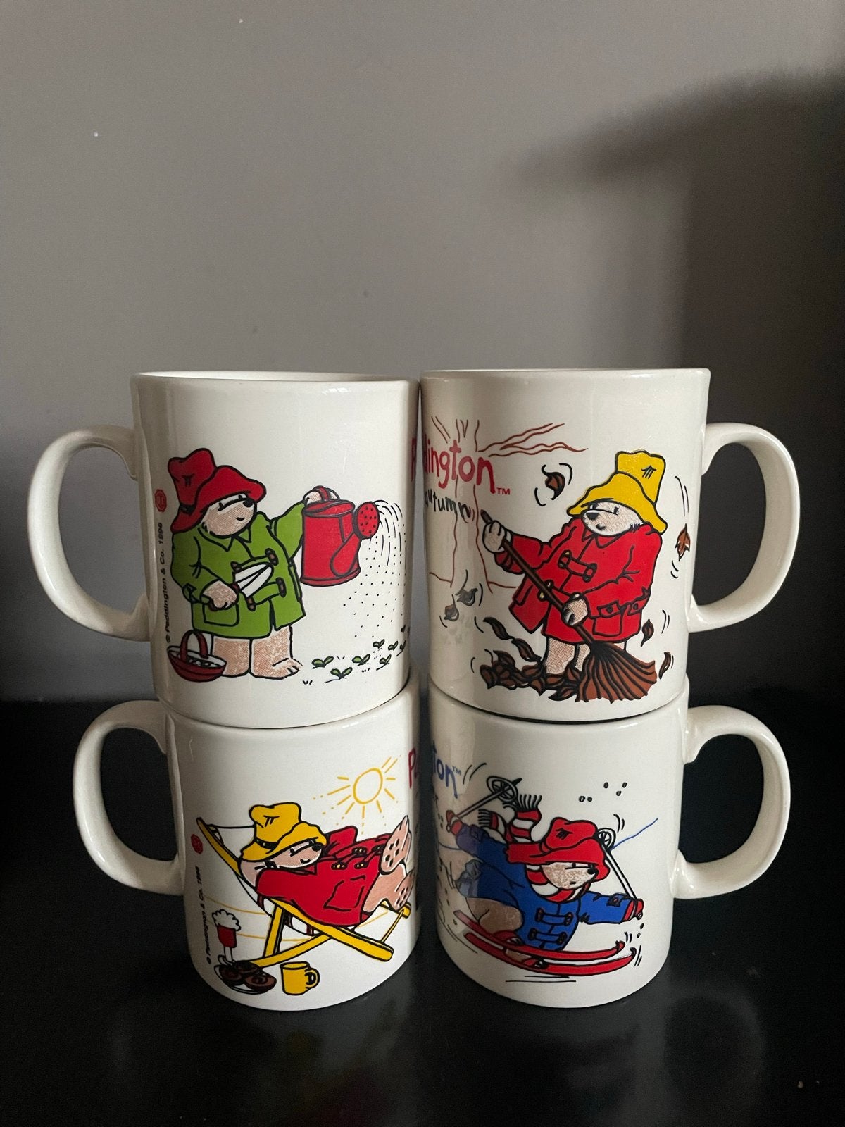 Paddington Beer Mokken - Set van 4 Seizoenen, Gebruikt, Overige merken, Keramiek, Vintage