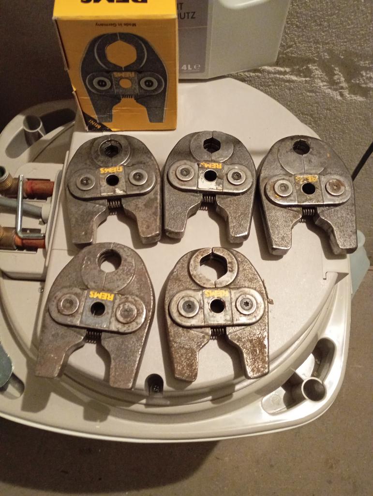 Rems mini persbekken, Verzenden, Gebruikt