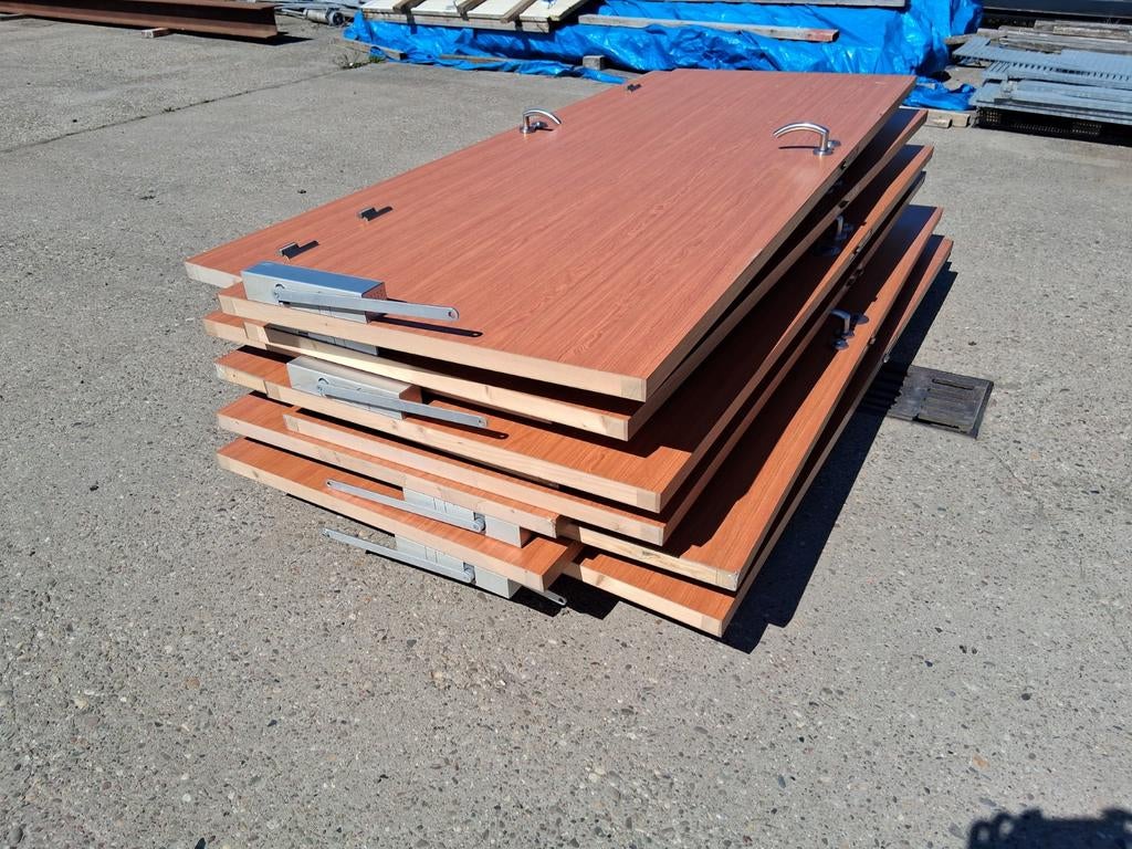 11 stuks zware binnendeuren met beslag, Doe-het-zelf en Verbouw, Ophalen, Gebruikt, 80 tot 100 cm, 215 cm of meer