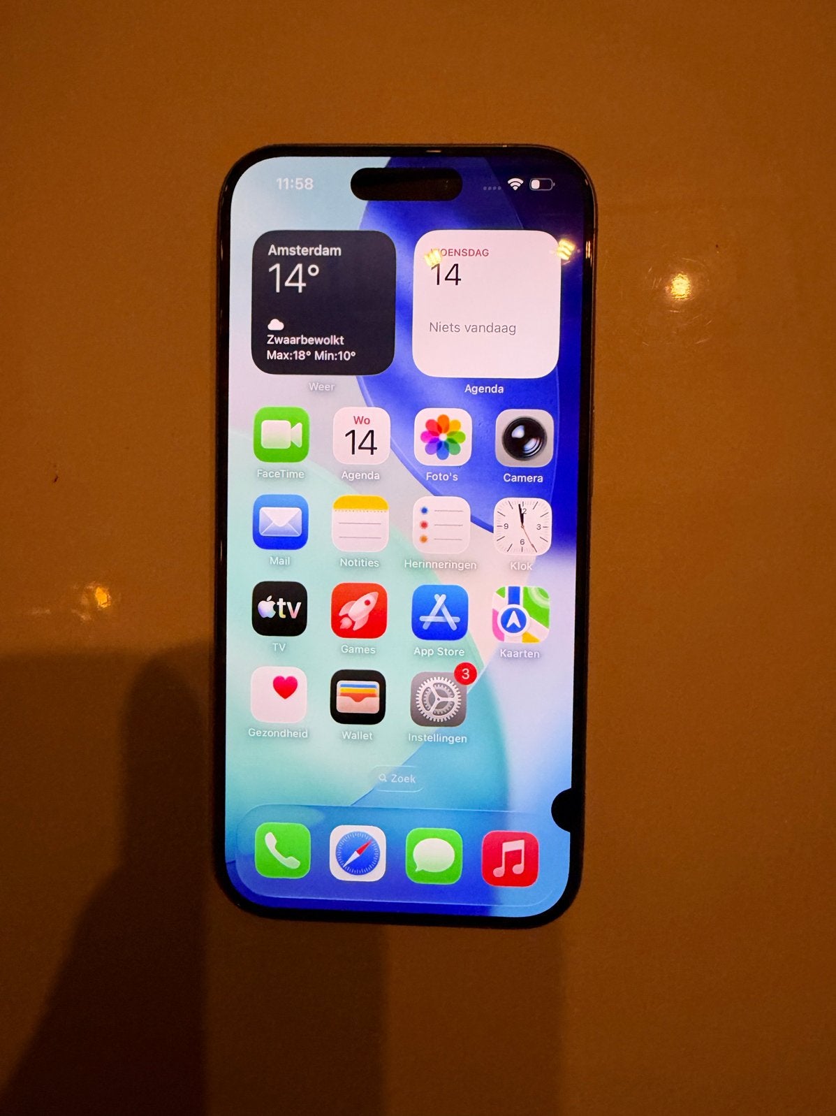 iPhone 15 Pro 128GB Zwart - Batterij 79%, Ophalen of Verzenden, Zonder simlock, Zonder abonnement, 128 GB