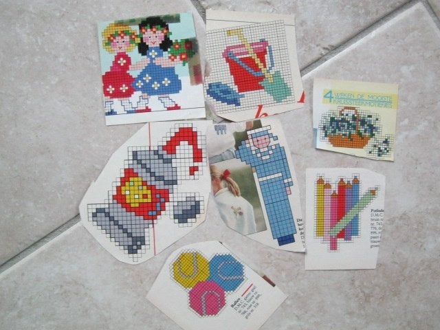 Borduurpatroon   Veel prentjes   nr 2263 do, Verzenden, Zo goed als nieuw, Handborduren, Patroon