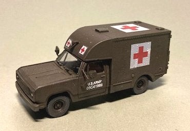 MINITANK Dodge Ambulance M880, Ophalen of Verzenden, Gebruikt, Auto, Herpa