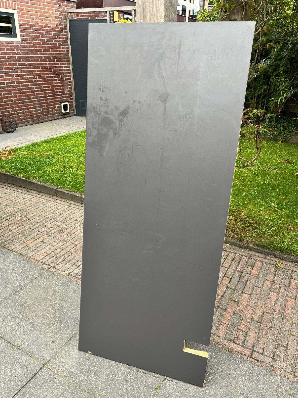 Werkblad antraciet 141,5x60cm, Ophalen, Gebruikt, 50 tot 75 cm, Minder dan 100 cm
