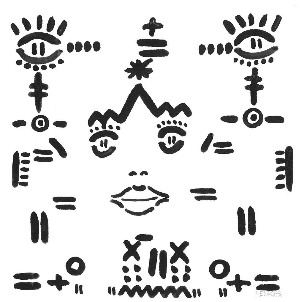 Originele tekening Henk de Bouter 2003, Antiek en Kunst, Ophalen of Verzenden