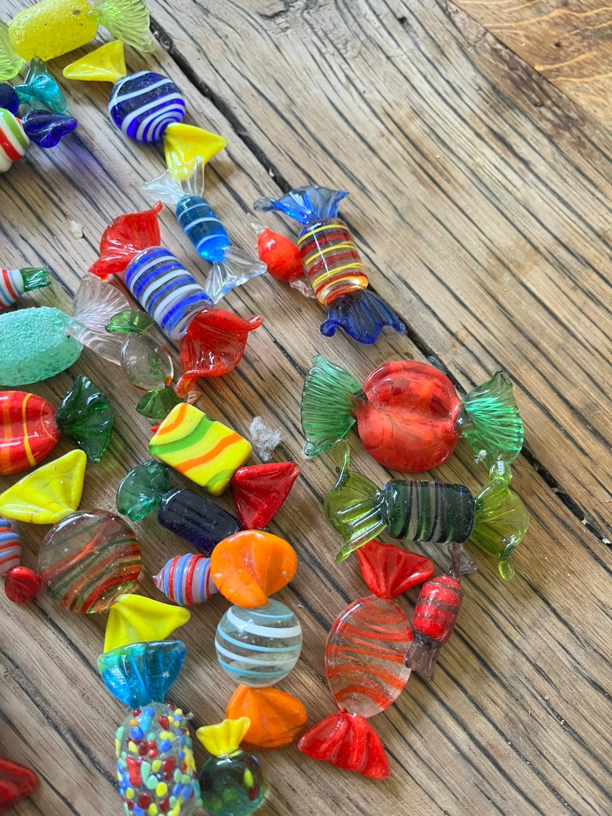 Venetiaans Murano glas snoepjes, Antiek en Kunst, Antiek | Glas en Kristal, Ophalen of Verzenden