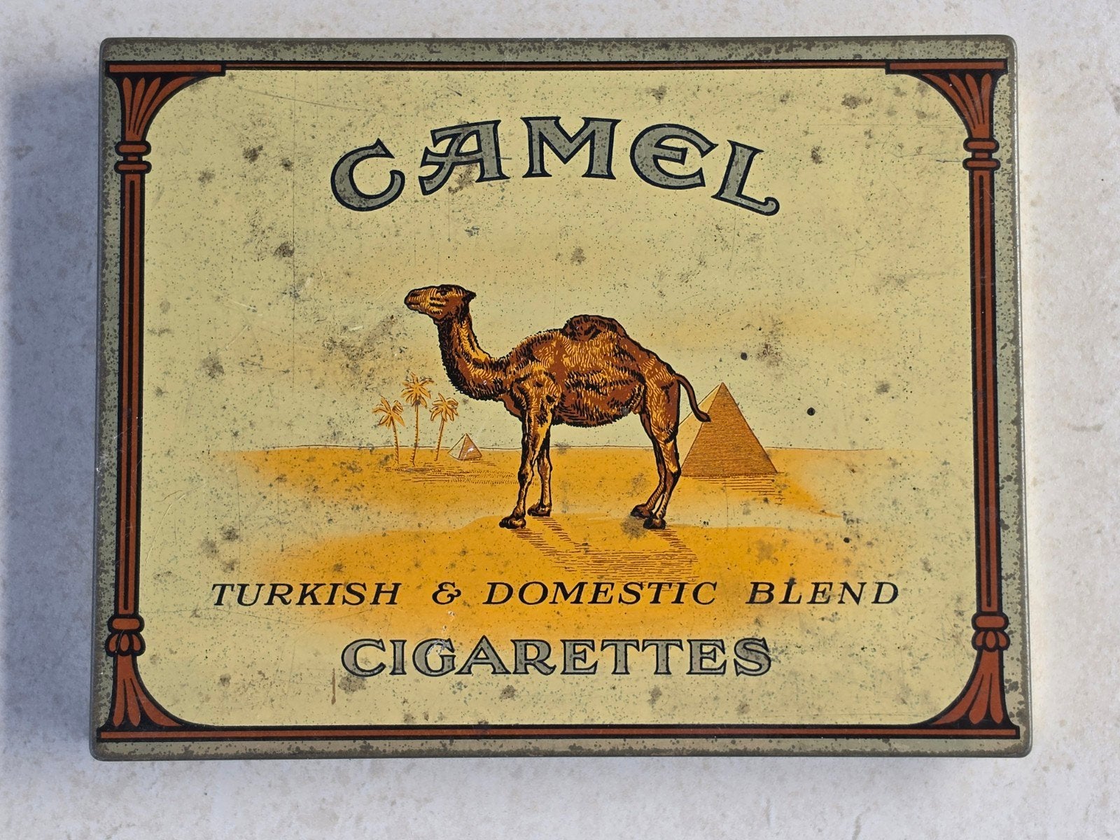 Camel Turkish & Domestic Blend Cigarettes blik, Ophalen of Verzenden, Gebruikt, Overige
