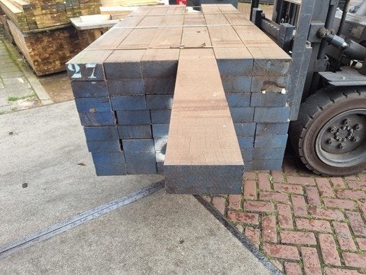 Hardhouten balken 7.0x15.0 cm € 10,- per meter incl., Tuin en Terras, Ophalen, 180 tot 250 cm, Balken, Hardhout