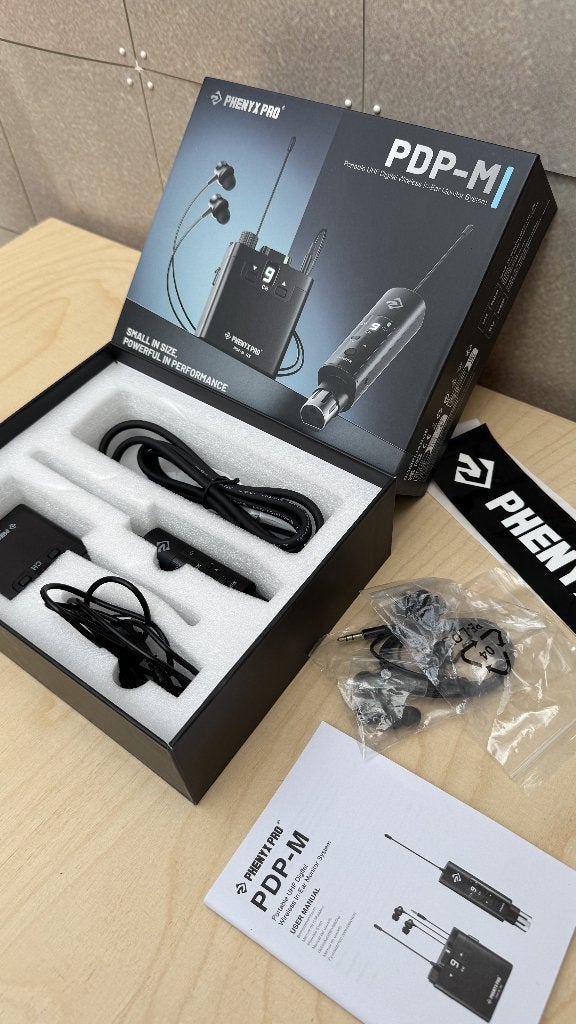 Phenyx Pro PDP-M Wireless In-Ear Monitor Set | Als Nieuw, Ophalen of Verzenden, Zo goed als nieuw, Overige merken, Draadloos