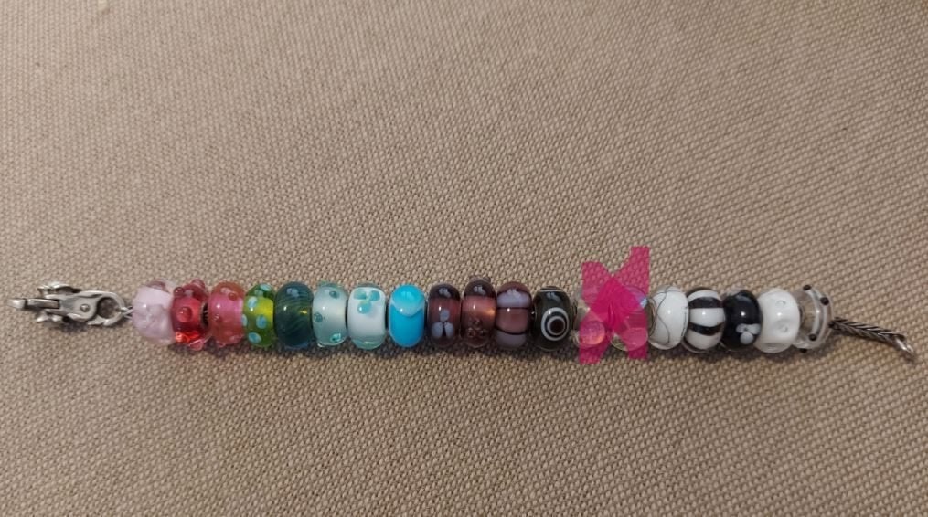 Trollbeads diverse glaskralen, Ophalen, Glas of Kristal, Zo goed als nieuw, Trollbeads