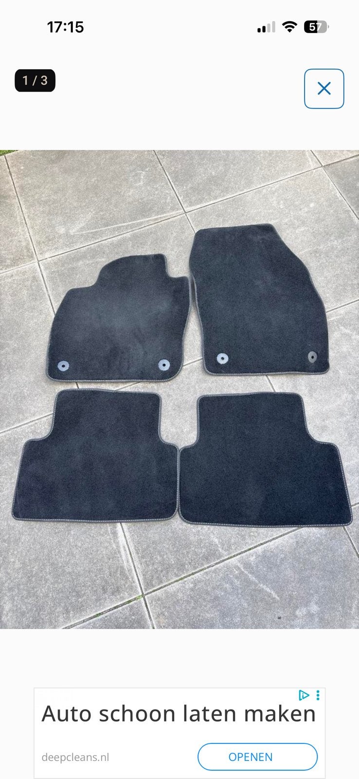 VW T cross automatten, Ophalen of Verzenden, Zo goed als nieuw
