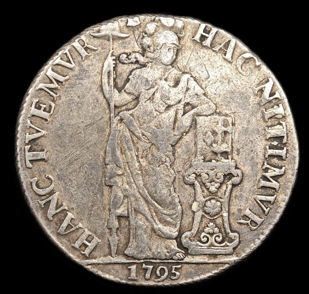 1795 3 Gulden Utrecht Bataafse Republiek, Vóór koninkrijk, Zilver, Losse munt, Overige waardes