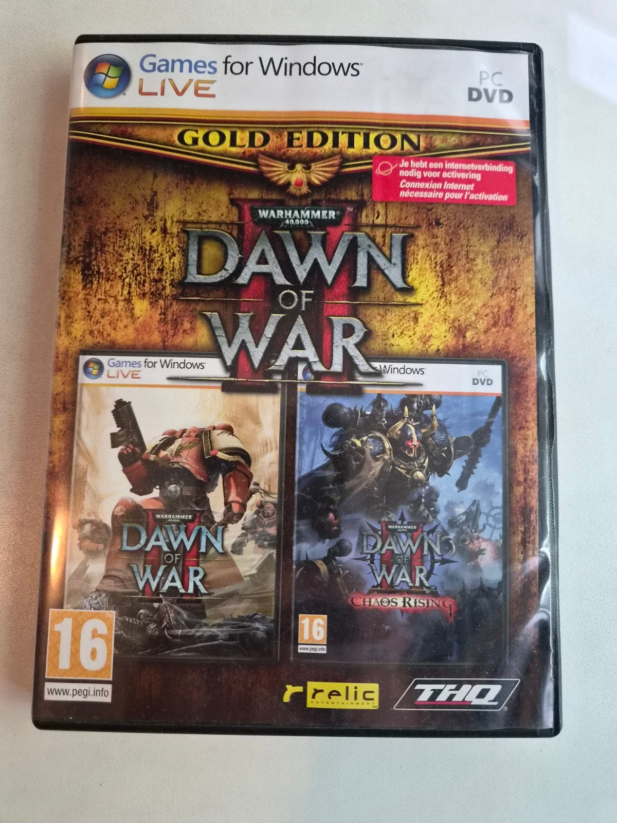 Warhammer 40,000: Dawn of War II Gold Edition PC DVD, Online, Gebruikt, 1 speler, Ophalen of Verzenden