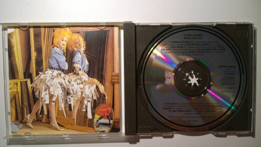 Cyndi Lauper - True Colors, Ophalen of Verzenden, Zo goed als nieuw, Pop, Album