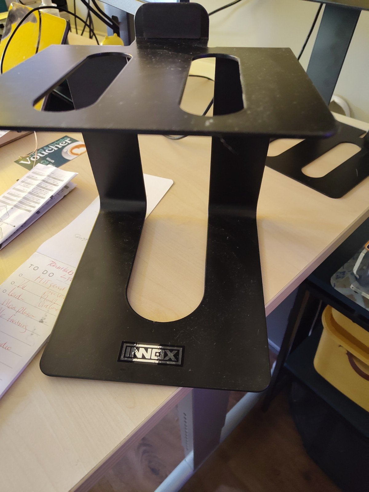 2 Innox studio monitor standaarden 24x20x22 cm, Ophalen of Verzenden, Gebruikt