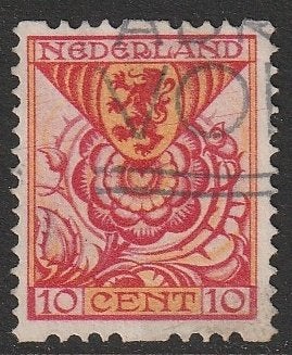 Roltanding R73 met plaatfout diagonale kras gestempeld, Verzenden, T/m 1940, Gestempeld