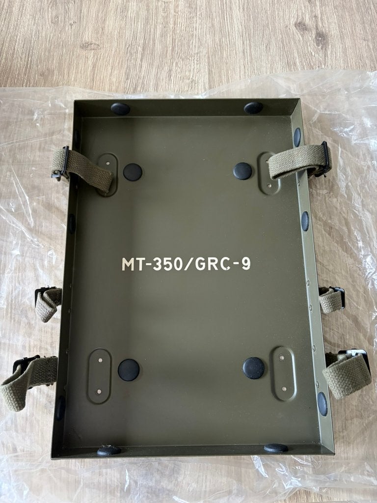 US Army Signal Corps mounting plaat MT-350 voor GRC-9, Ophalen of Verzenden, Landmacht, Amerika, Overige typen