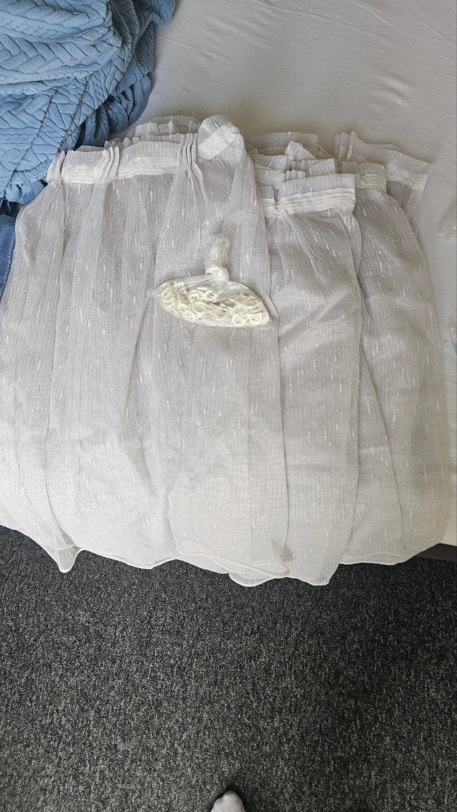Vitrage, gordijnen, bed sprei en kussenhoezen voor Hobby 400, Caravans en Kamperen, Caravan accessoires, Verzenden