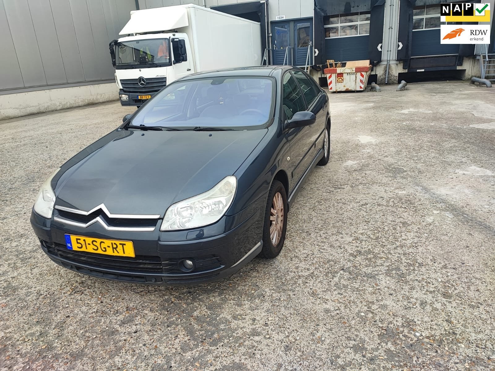 Citroen C5 Break 2.0-16V Ligne Business, Auto's, Parkeersensor, Gebruikt, 4 cilinders, 700 kg