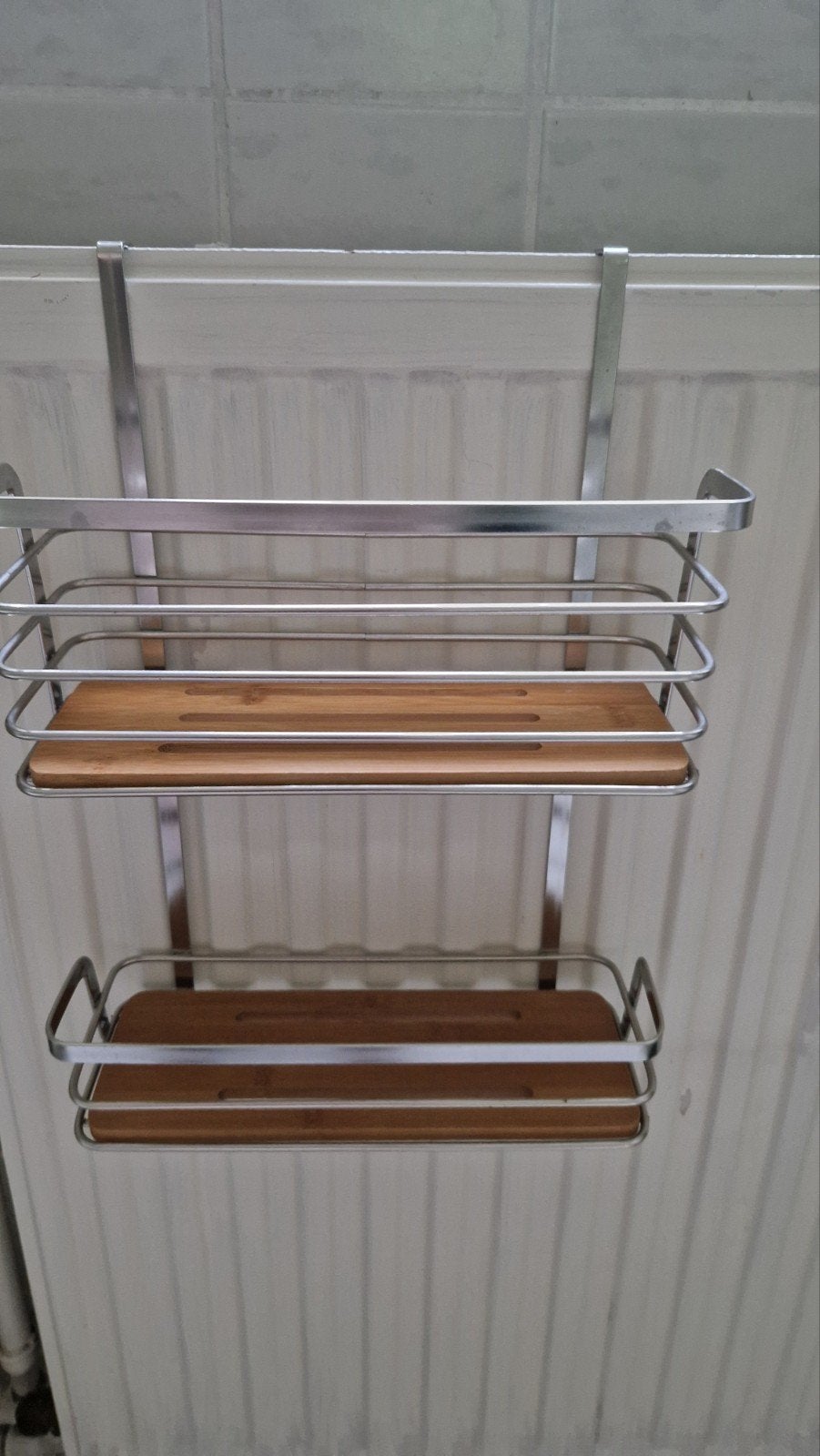 Rekje met 2 etages, Huis en Inrichting, Woonaccessoires | Wandplanken en Boekenplanken, Gebruikt, Onbekend, Ophalen of Verzenden