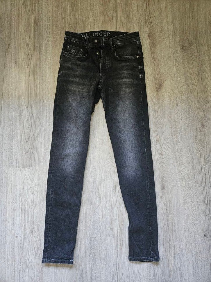 HALLINGER Slim Fit Jeans - Grijs/Zwart W28/L32, HALLINGER, W32 (confectie 46) of kleiner, Ophalen of Verzenden, Zo goed als nieuw