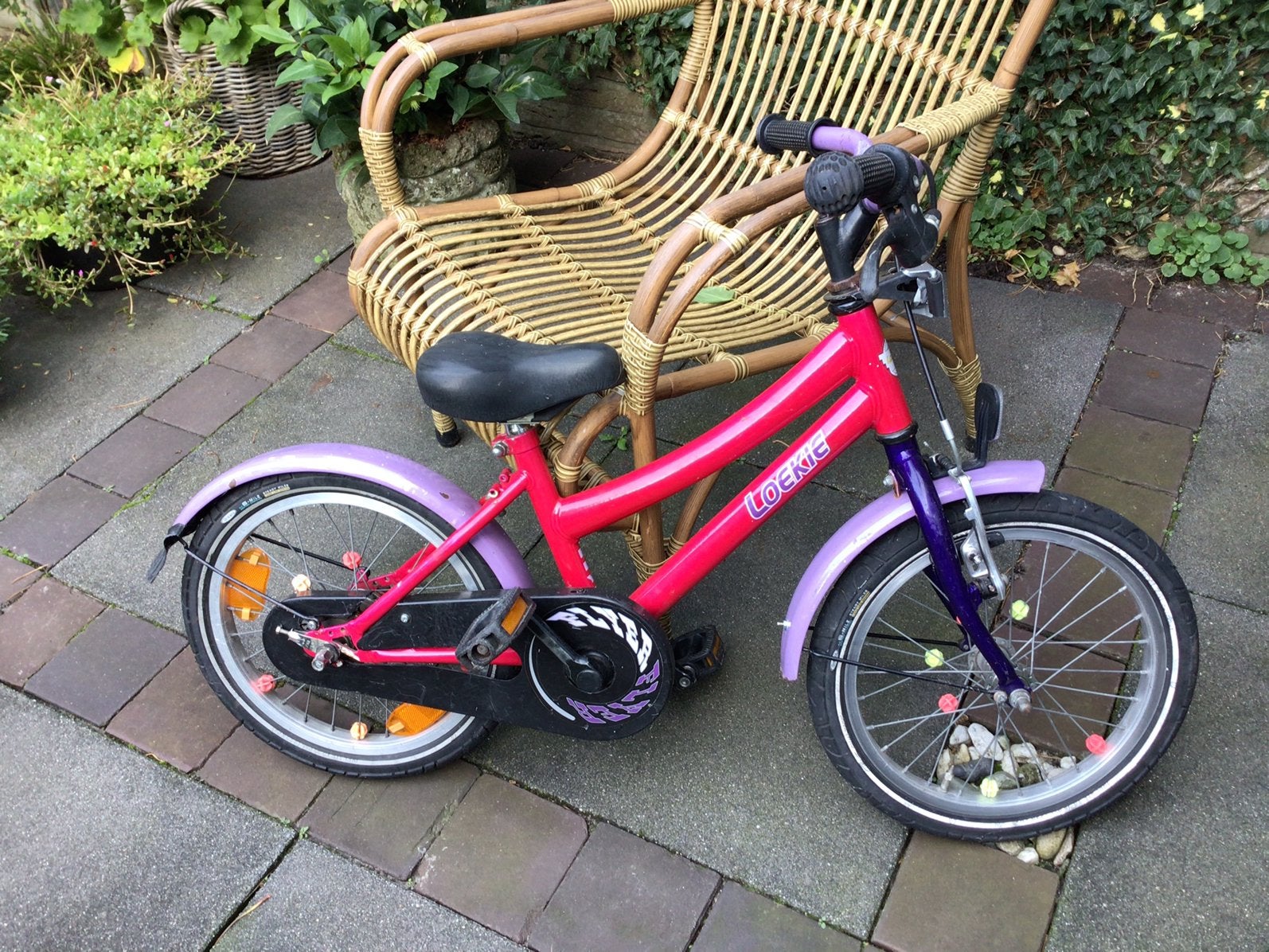 GRATIS , LOEKI kinderfietsje, Fietsen en Brommers, Ophalen, Zo goed als nieuw, Minder dan 16 inch
