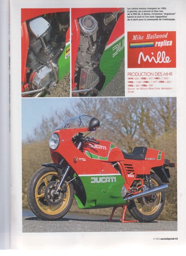 Motorcycle Ducati 900 MHR collection, Verzenden, Gelezen