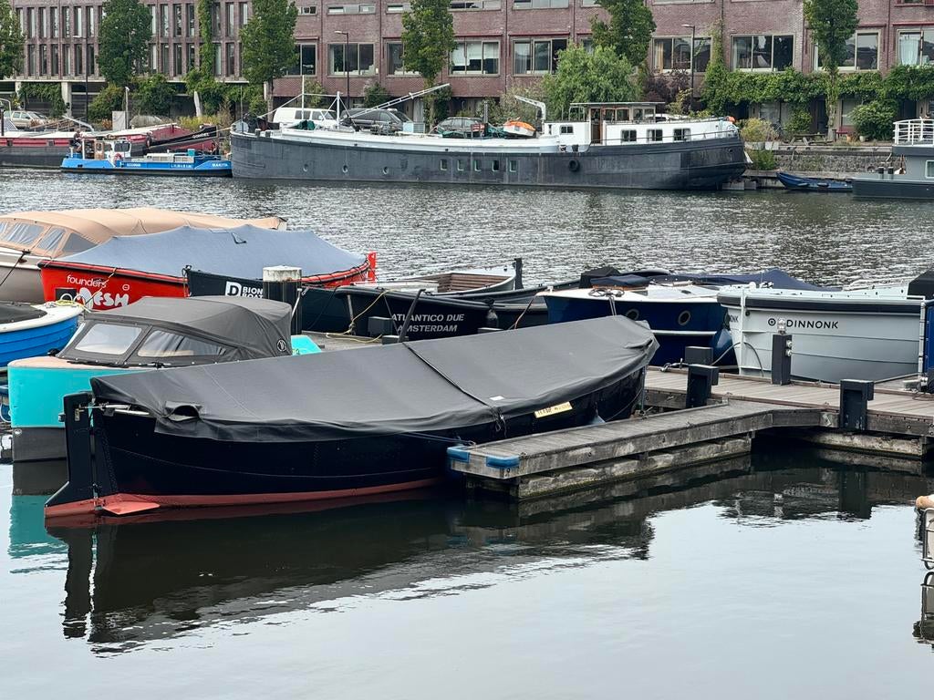 Prijs verlaagd! Alu Sloep 7,5m diesel  geldig vignet A’dam!, Ophalen, 10 tot 30 pk, Gebruikt, Binnenboordmotor
