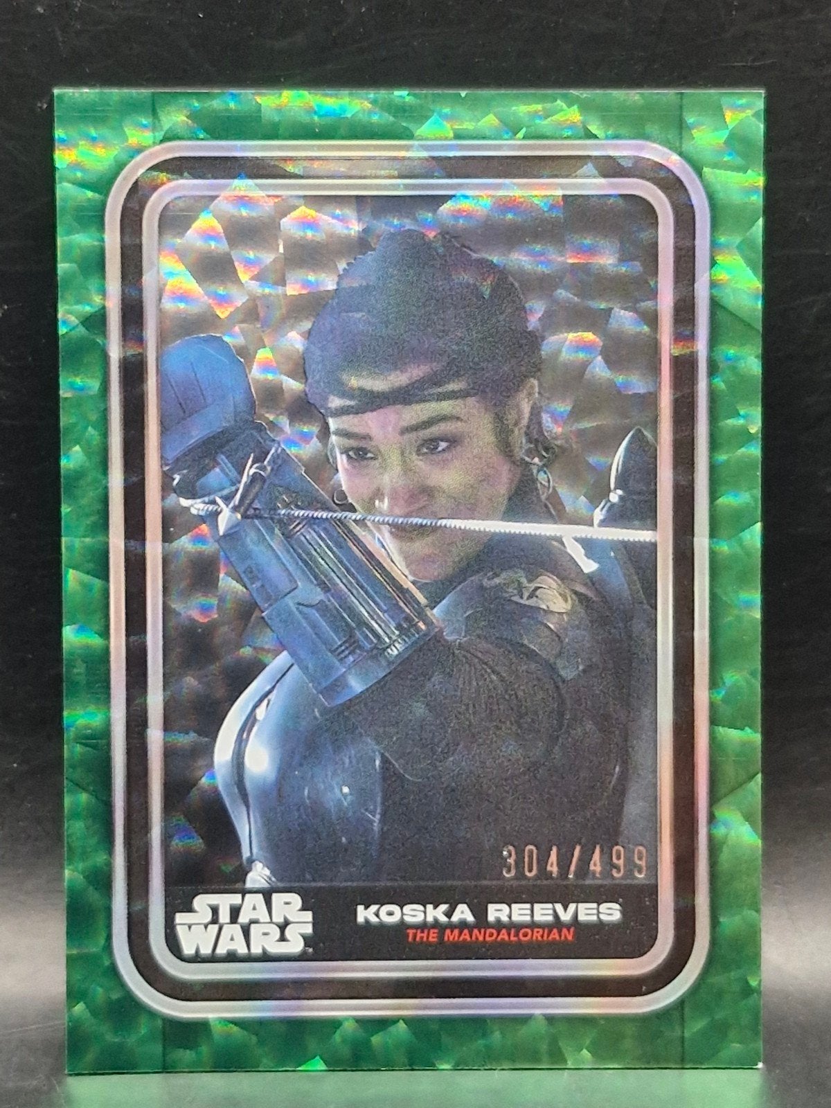 koska reeves star wars Limited edition 304/499 topps, Verzenden, Zo goed als nieuw, Actiefiguurtje
