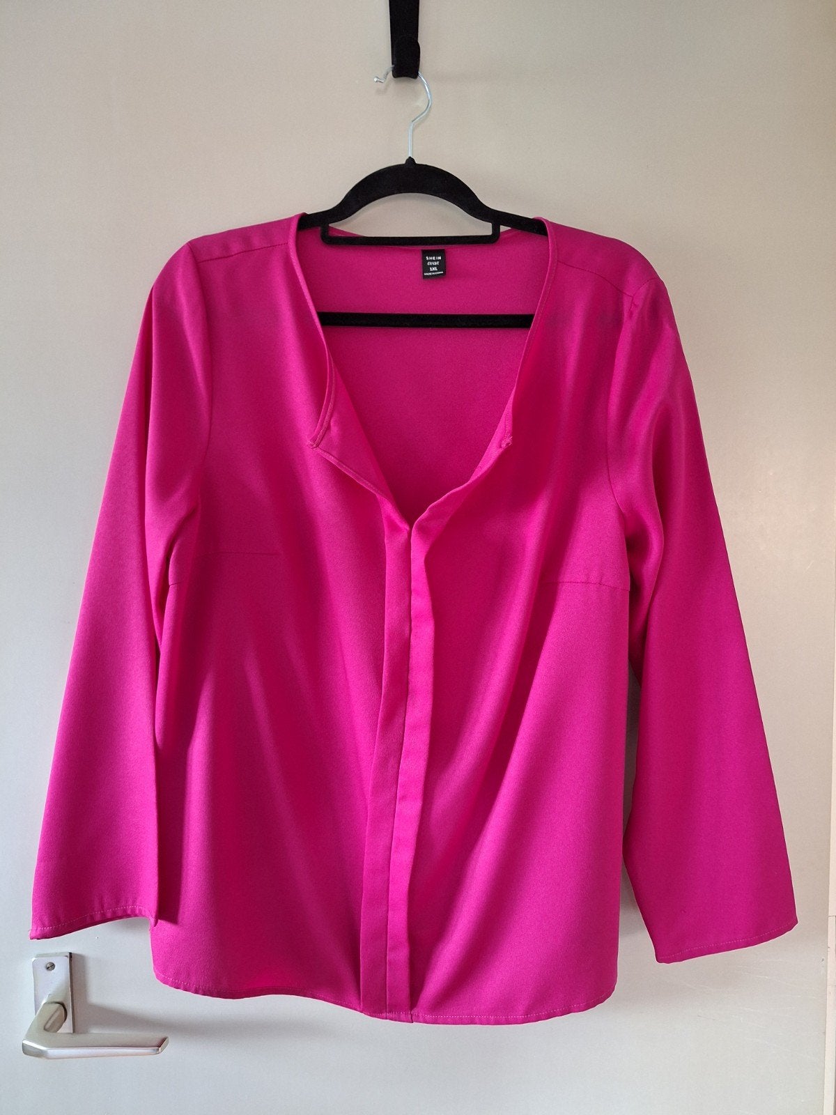 Cyclaamkleurige  Blouse, Paars, Maat 46/48 (XL) of groter, Ophalen of Verzenden, Zo goed als nieuw