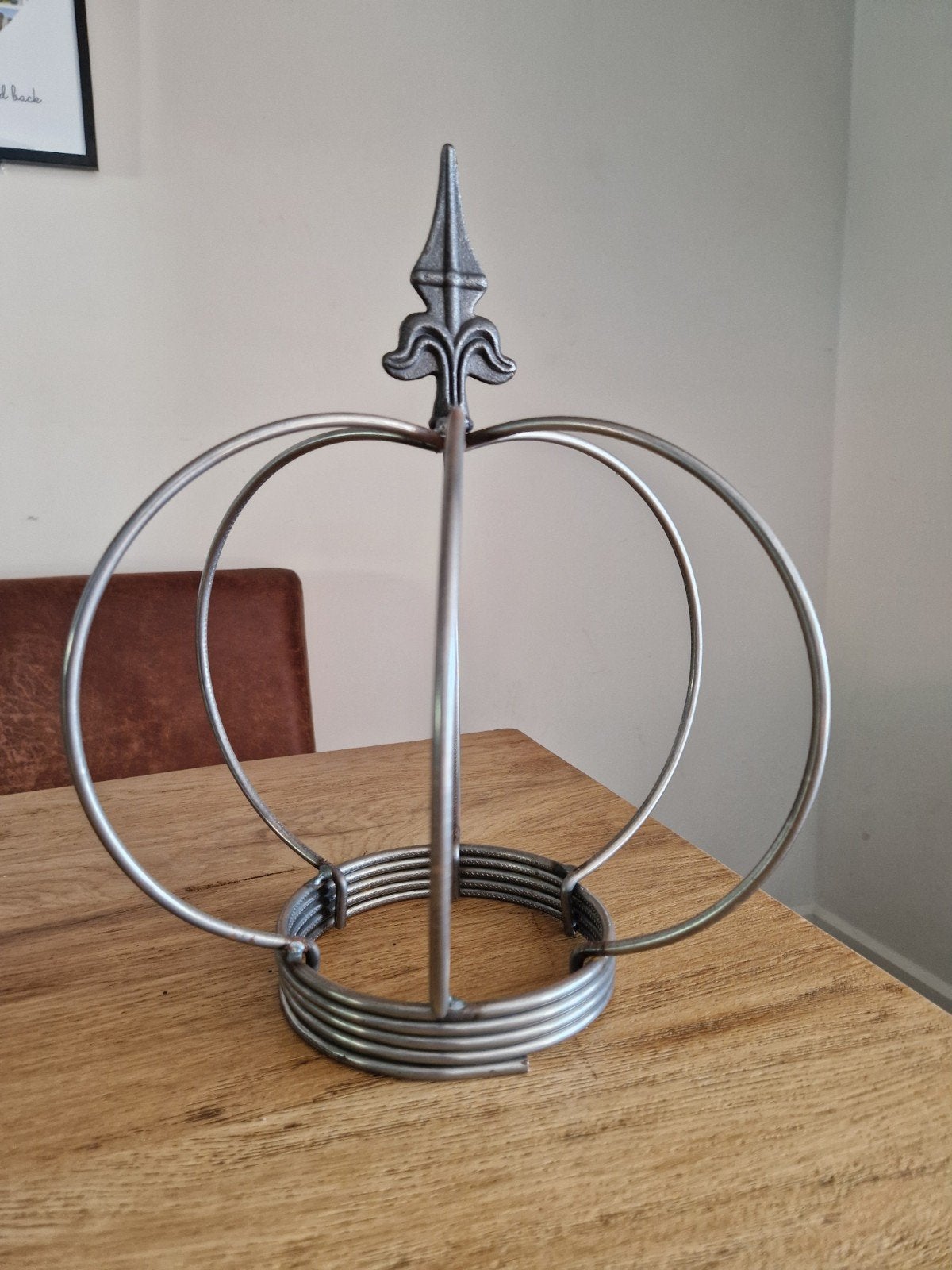 mooi robuuste decoratie kroon, Ophalen of Verzenden, Zo goed als nieuw, Metaal