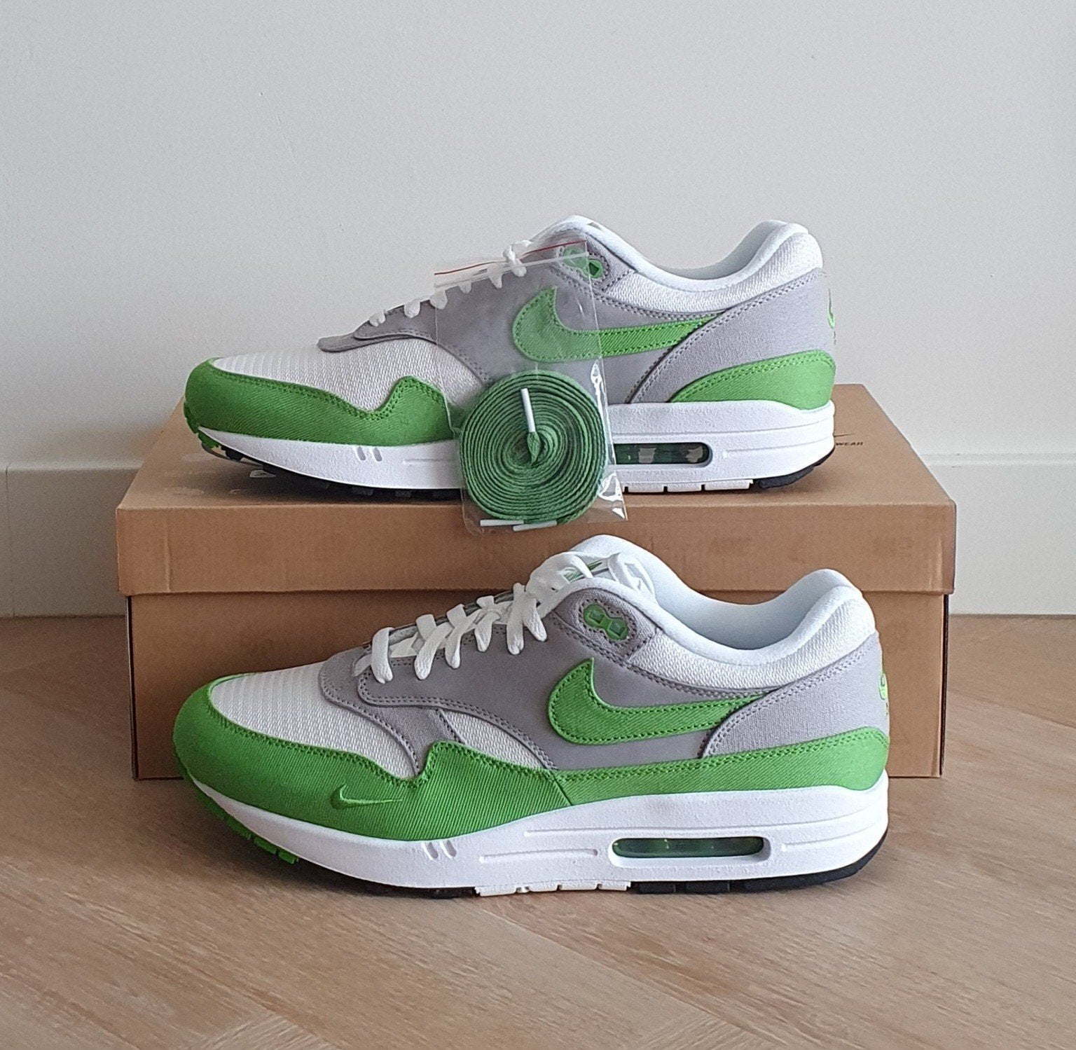 Nike Air Max 1 Patta Chlorophyll EU 46, Overige kleuren, Verzenden, Nike, Nieuw