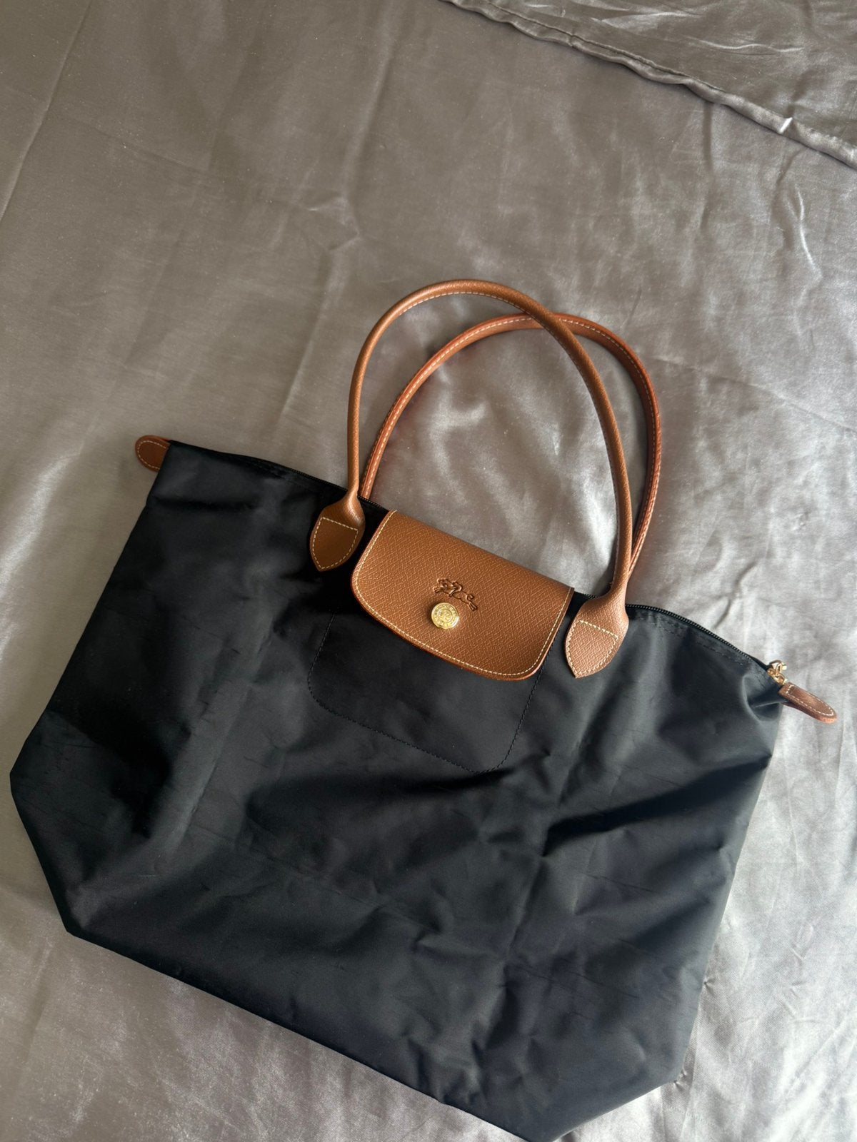 Longchamp tas, Ophalen of Verzenden, Zo goed als nieuw, Blauw, Handtas