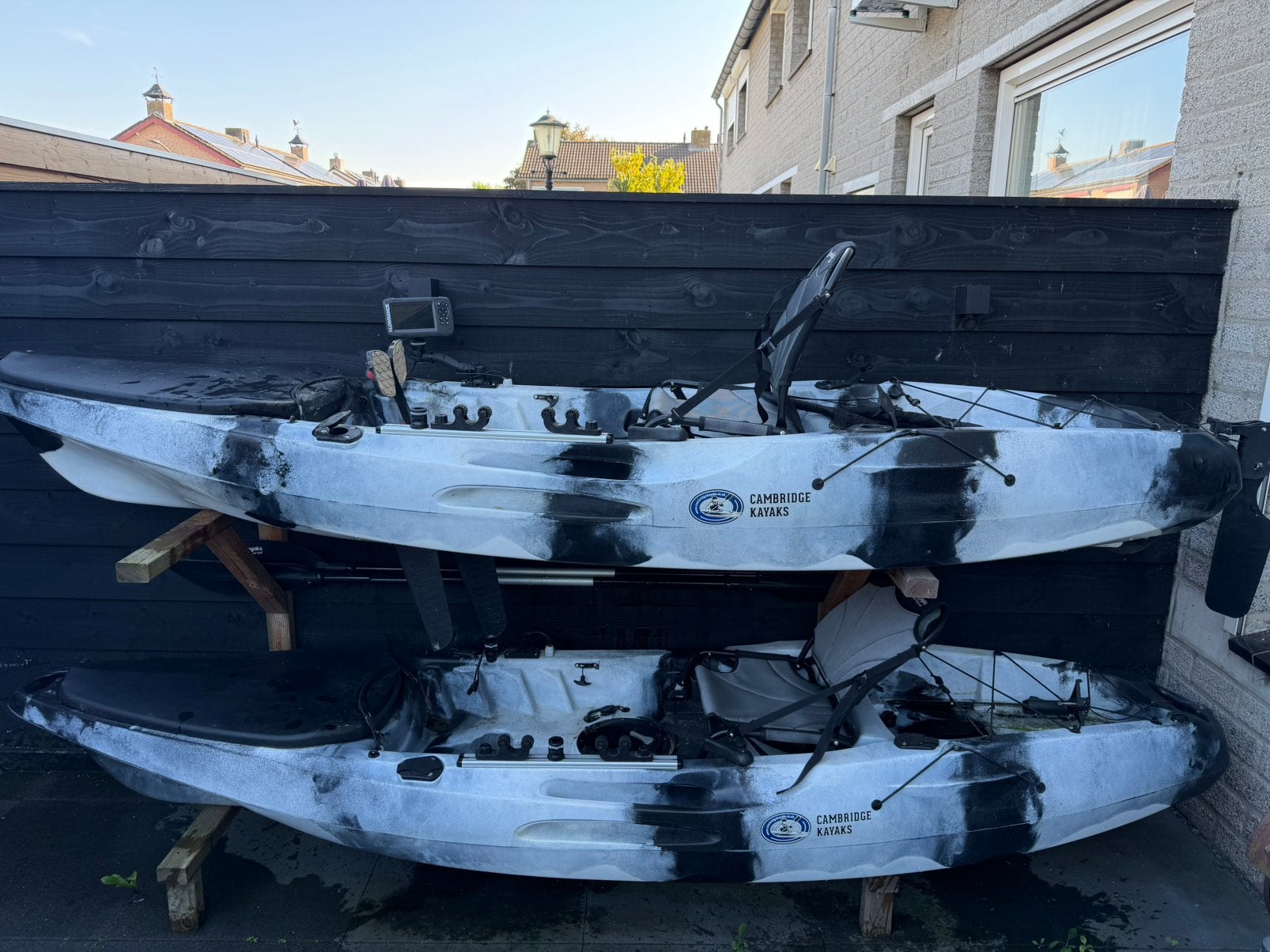 Cambridge Kayaks trap vis Kajak - Zo goed als nieuw, Watersport en Boten, Ophalen, Zo goed als nieuw, 1-persoons