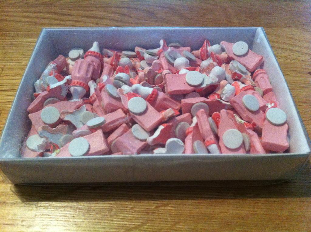 baby plakker setje blauw of roze 100 stuks, Ophalen of Verzenden, Nieuw