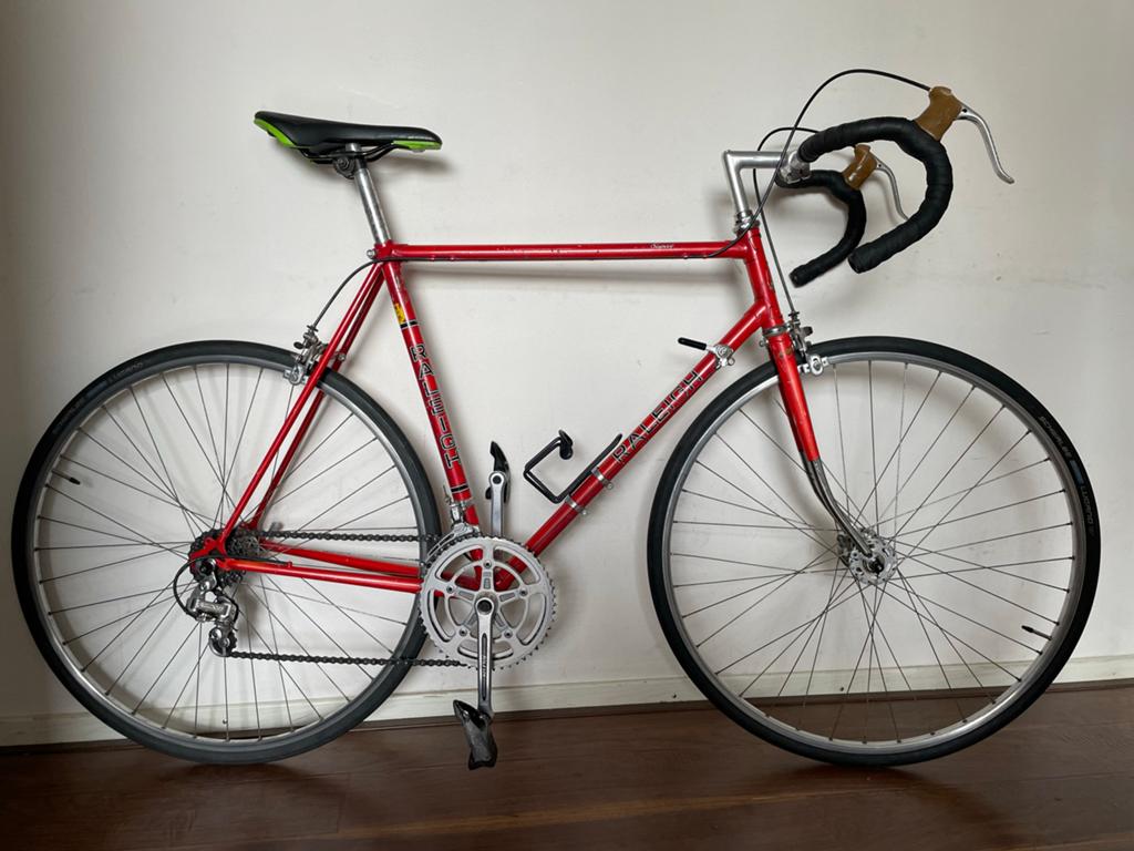 Raleigh Sirocco vintage racefiets - maat 55, Fietsen en Brommers, 28 inch, Gebruikt, 53 tot 57 cm, Ophalen